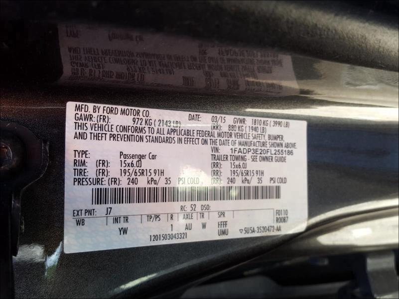 Photo 9 VIN: 1FADP3E20FL255186 - FORD FOCUS S 