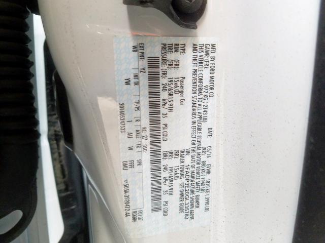 Photo 9 VIN: 1FADP3E20GL335783 - FORD FOCUS S 