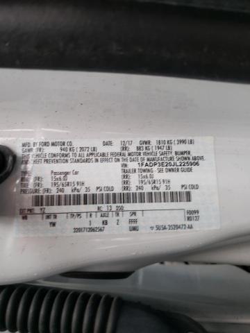 Photo 9 VIN: 1FADP3E20JL225906 - FORD FOCUS S 