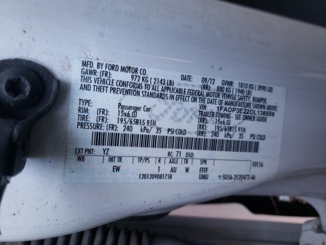 Photo 9 VIN: 1FADP3E22DL138559 - FORD FOCUS S 