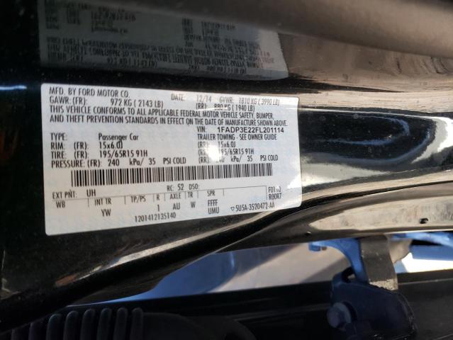 Photo 11 VIN: 1FADP3E22FL201114 - FORD FOCUS 