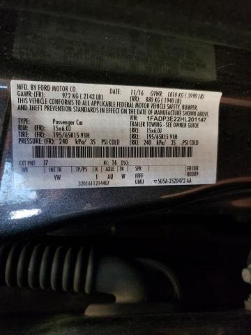 Photo 11 VIN: 1FADP3E22HL201147 - FORD FOCUS 