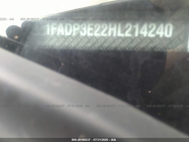 Photo 8 VIN: 1FADP3E22HL214240 - FORD FOCUS 