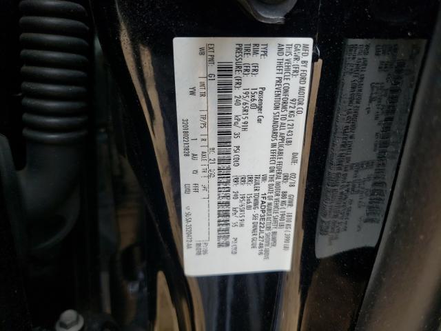 Photo 9 VIN: 1FADP3E22JL274816 - FORD FOCUS S 