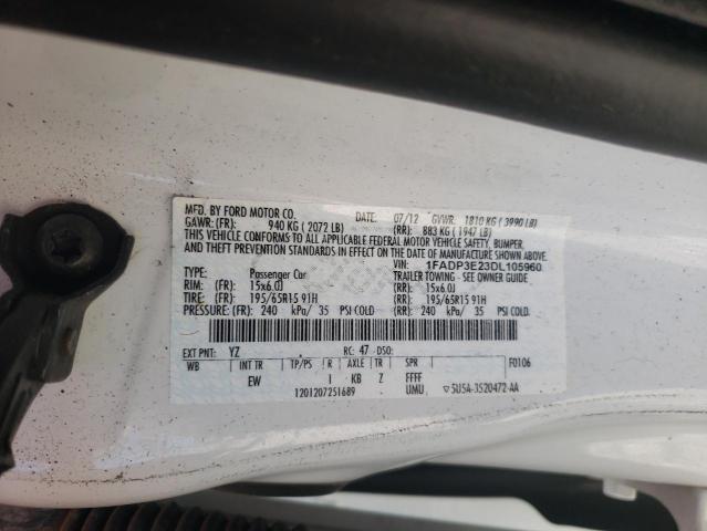 Photo 11 VIN: 1FADP3E23DL105960 - FORD FOCUS 