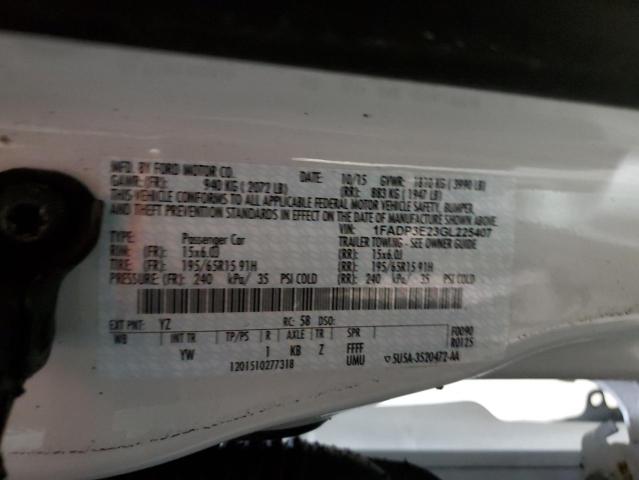 Photo 11 VIN: 1FADP3E23GL225407 - FORD FOCUS 