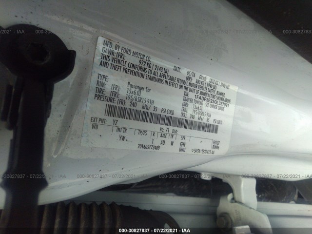 Photo 8 VIN: 1FADP3E23GL337091 - FORD FOCUS 