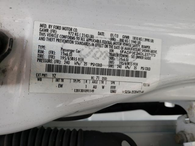 Photo 9 VIN: 1FADP3E24DL237173 - FORD FOCUS 