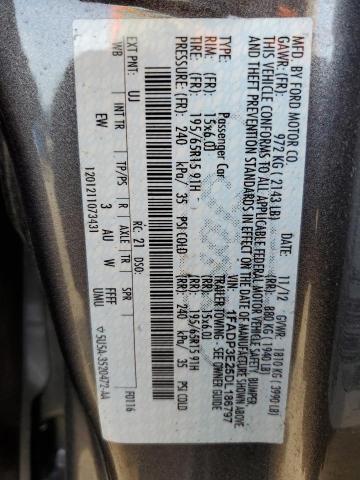 Photo 12 VIN: 1FADP3E25DL186797 - FORD FOCUS 