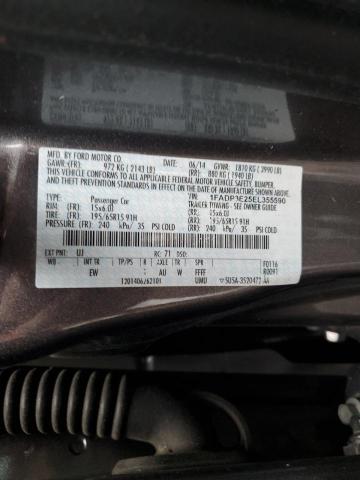 Photo 11 VIN: 1FADP3E25EL355590 - FORD FOCUS S 