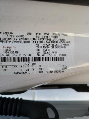 Photo 12 VIN: 1FADP3E26EL375914 - FORD FOCUS 