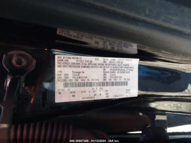 Photo 8 VIN: 1FADP3E26GL371624 - FORD FOCUS 