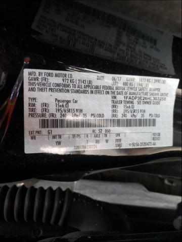 Photo 9 VIN: 1FADP3E26HL303258 - FORD FOCUS S 