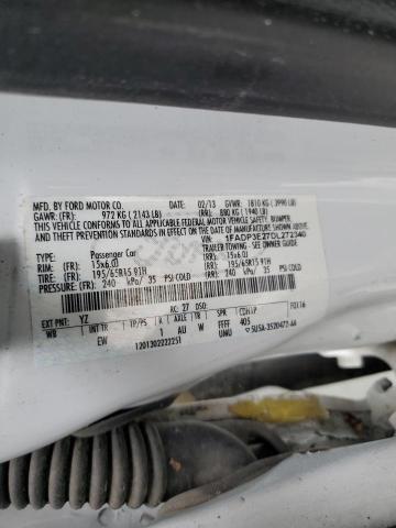 Photo 9 VIN: 1FADP3E27DL272340 - FORD FOCUS S 