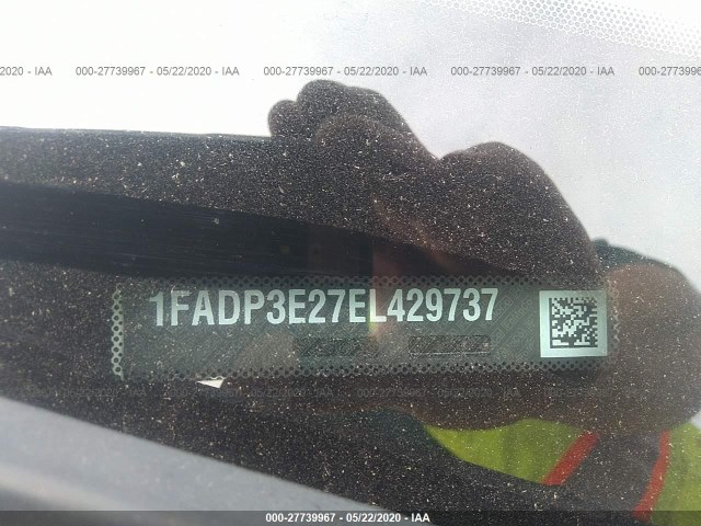 Photo 8 VIN: 1FADP3E27EL429737 - FORD FOCUS 