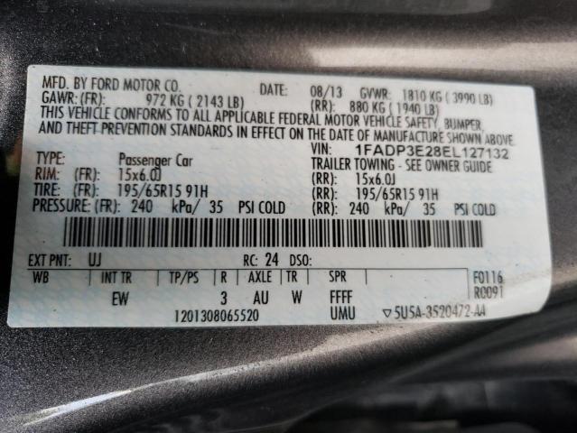 Photo 11 VIN: 1FADP3E28EL127132 - FORD FOCUS 