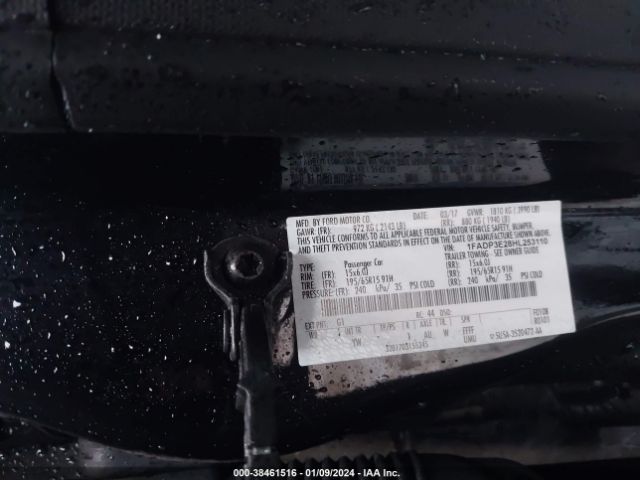 Photo 8 VIN: 1FADP3E28HL253110 - FORD FOCUS 