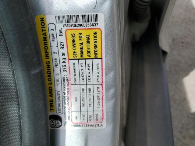 Photo 11 VIN: 1FADP3E29GL258637 - FORD FOCUS 