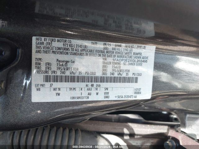 Photo 8 VIN: 1FADP3E2XGL202495 - FORD FOCUS 