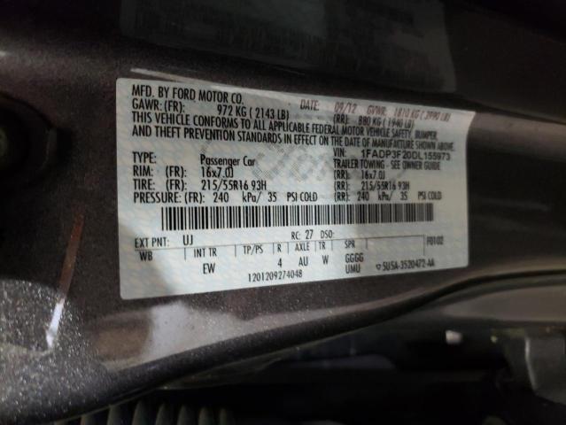 Photo 11 VIN: 1FADP3F20DL155973 - FORD FOCUS SE 