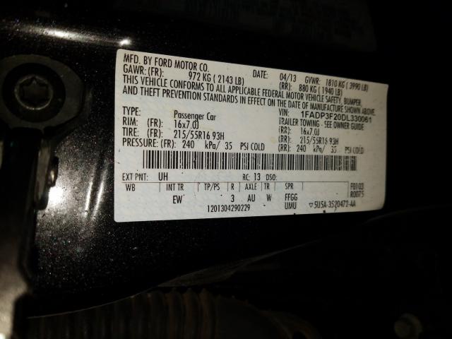 Photo 9 VIN: 1FADP3F20DL330061 - FORD FOCUS SE 