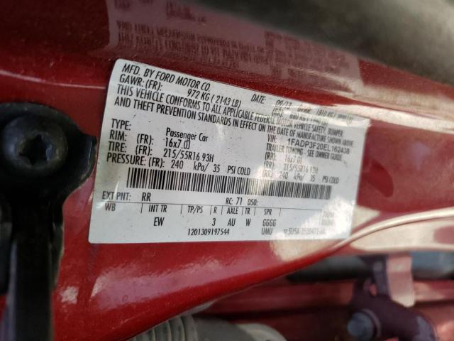 Photo 9 VIN: 1FADP3F20EL162438 - FORD FOCUS SE 