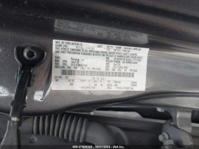 Photo 8 VIN: 1FADP3F20EL177120 - FORD FOCUS 