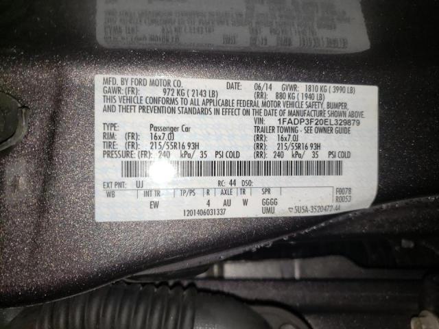 Photo 11 VIN: 1FADP3F20EL329879 - FORD FOCUS SE 