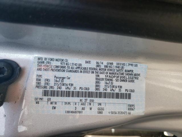 Photo 11 VIN: 1FADP3F20EL332782 - FORD FOCUS SE 