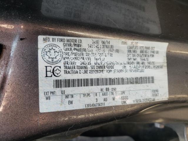 Photo 11 VIN: 1FADP3F20EL352658 - FORD FOCUS SE 