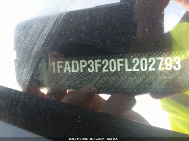 Photo 8 VIN: 1FADP3F20FL202793 - FORD FOCUS 