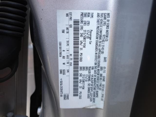 Photo 9 VIN: 1FADP3F20FL221229 - FORD FOCUS SE 