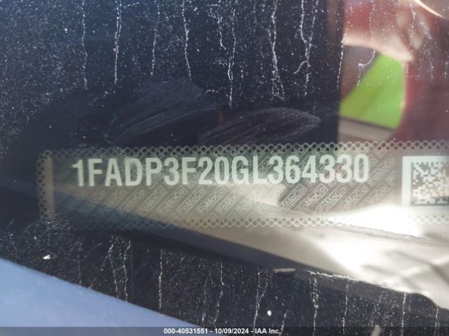 Photo 8 VIN: 1FADP3F20GL364330 - FORD FOCUS 