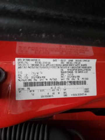 Photo 9 VIN: 1FADP3F20HL278338 - FORD FOCUS SE 