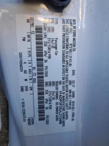 Photo 12 VIN: 1FADP3F20JL212488 - FORD FOCUS SE 