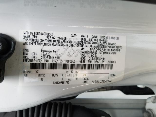 Photo 9 VIN: 1FADP3F21DL150569 - FORD FOCUS SE 