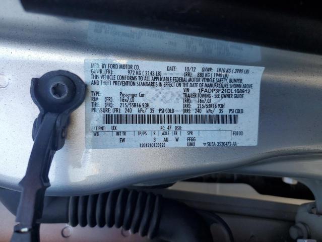 Photo 12 VIN: 1FADP3F21DL168912 - FORD FOCUS SE 