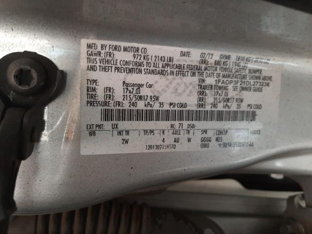 Photo 9 VIN: 1FADP3F21DL273238 - FORD FOCUS SE 