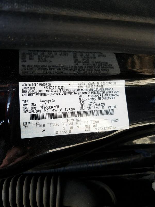 Photo 9 VIN: 1FADP3F21DL296793 - FORD FOCUS SE 