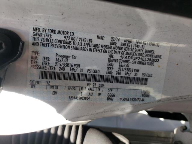 Photo 11 VIN: 1FADP3F21EL282622 - FORD FOCUS SE 