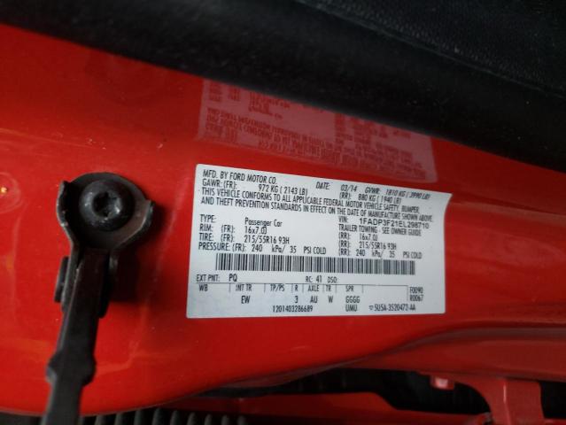 Photo 12 VIN: 1FADP3F21EL298710 - FORD FOCUS 