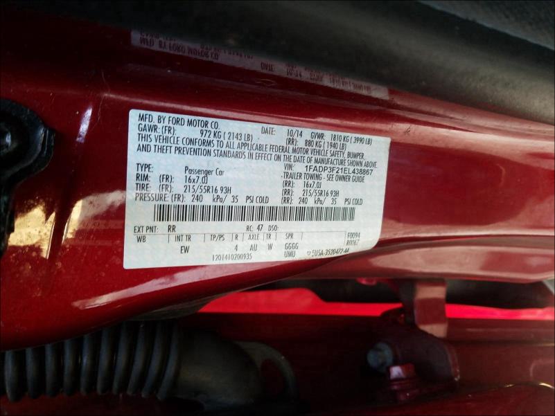 Photo 9 VIN: 1FADP3F21EL438867 - FORD FOCUS SE 