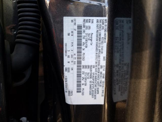 Photo 9 VIN: 1FADP3F21FL203001 - FORD FOCUS SE 