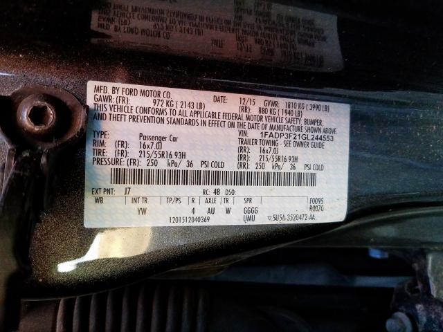 Photo 9 VIN: 1FADP3F21GL244553 - FORD FOCUS SE 