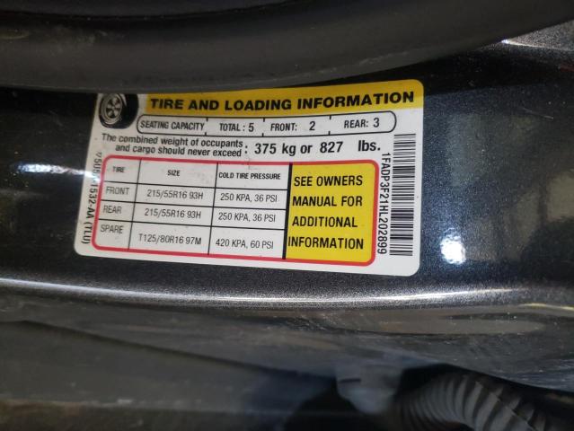 Photo 12 VIN: 1FADP3F21HL202899 - FORD FOCUS SE 