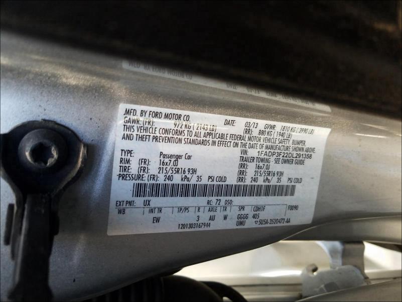 Photo 9 VIN: 1FADP3F22DL291358 - FORD FOCUS SE 