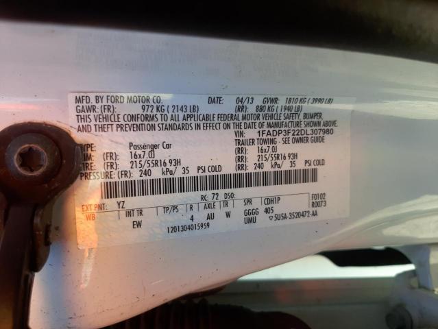 Photo 11 VIN: 1FADP3F22DL307980 - FORD FOCUS SE 