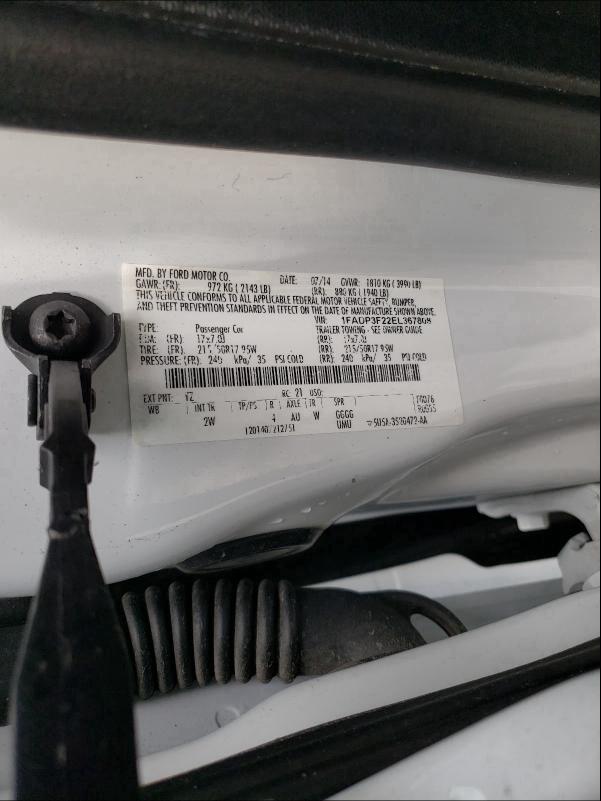 Photo 9 VIN: 1FADP3F22EL367808 - FORD FOCUS SE 