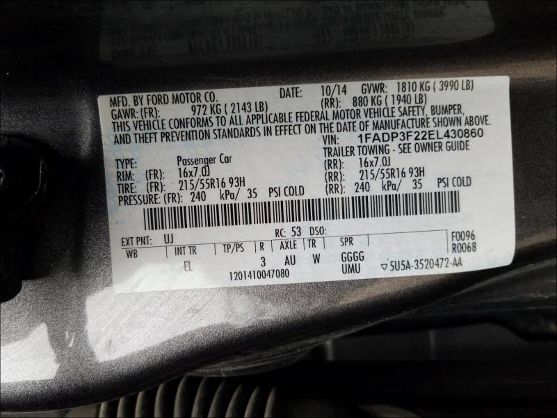 Photo 9 VIN: 1FADP3F22EL430860 - FORD FOCUS SE 