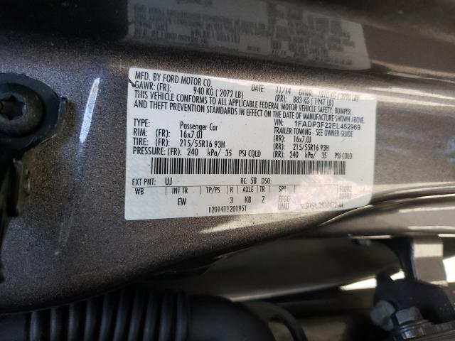 Photo 9 VIN: 1FADP3F22EL452969 - FORD FOCUS SE 